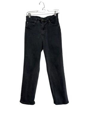 Nobody Denim Women's Faded Black High Rise Straight Cropped Ankle Jeans Size 27